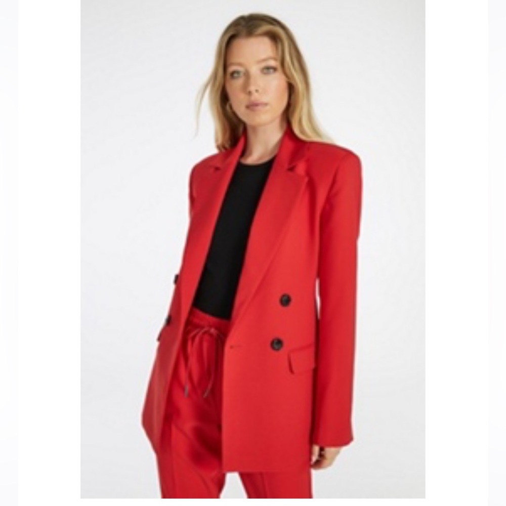 Justfab Red Blazer / Brand New / Never Worn